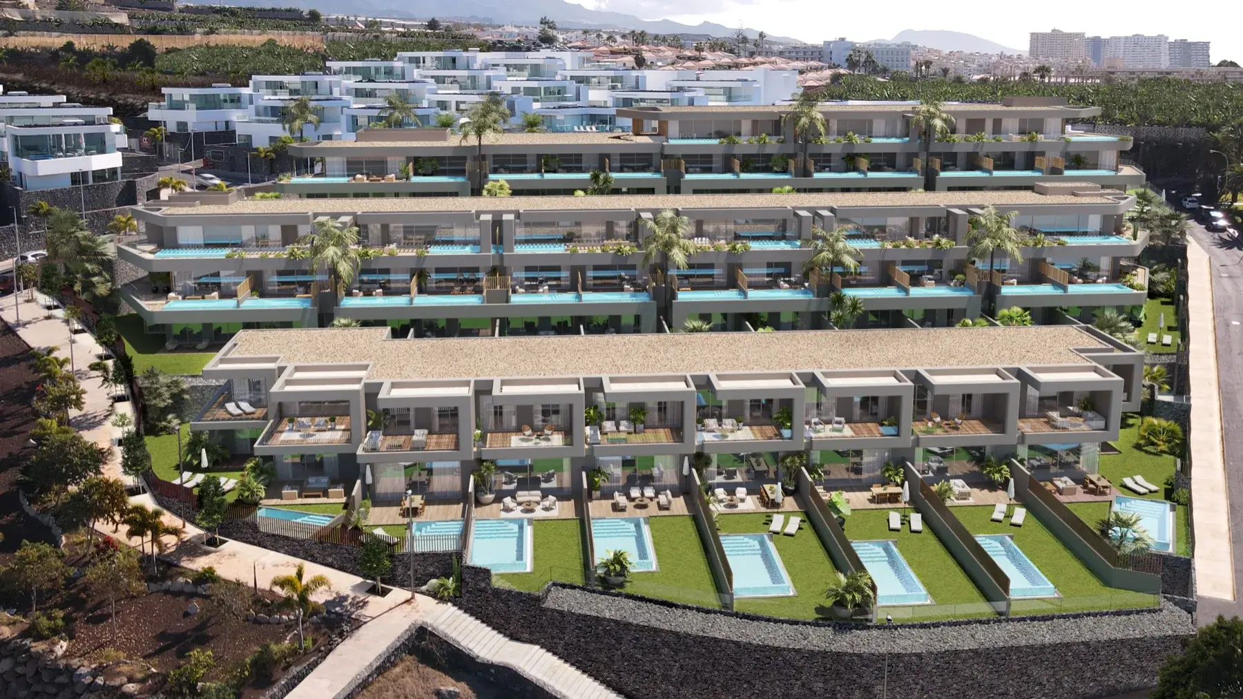 Villa — Rocabella · Adeje — AMOENUS — Villas, dúplex y áticos frente al océano, Rocabella · Adeje