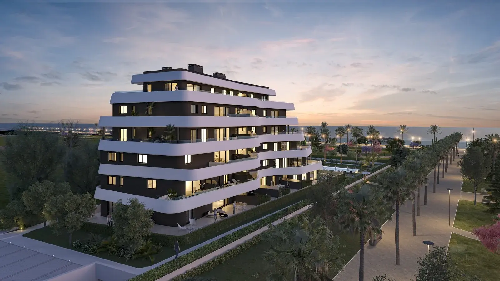 Habitat Alboran Bora — Appartements neufs près de la mer, Torremolinos — photo 3