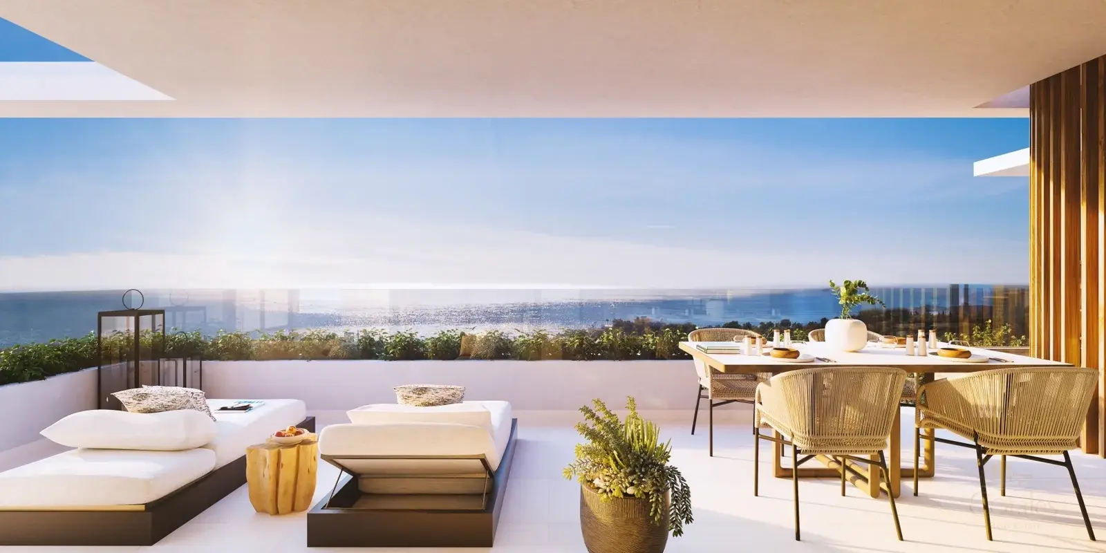 Lomas 3 — Attiques neufs avec terrasse vue mer, El Higuerón — photo 3