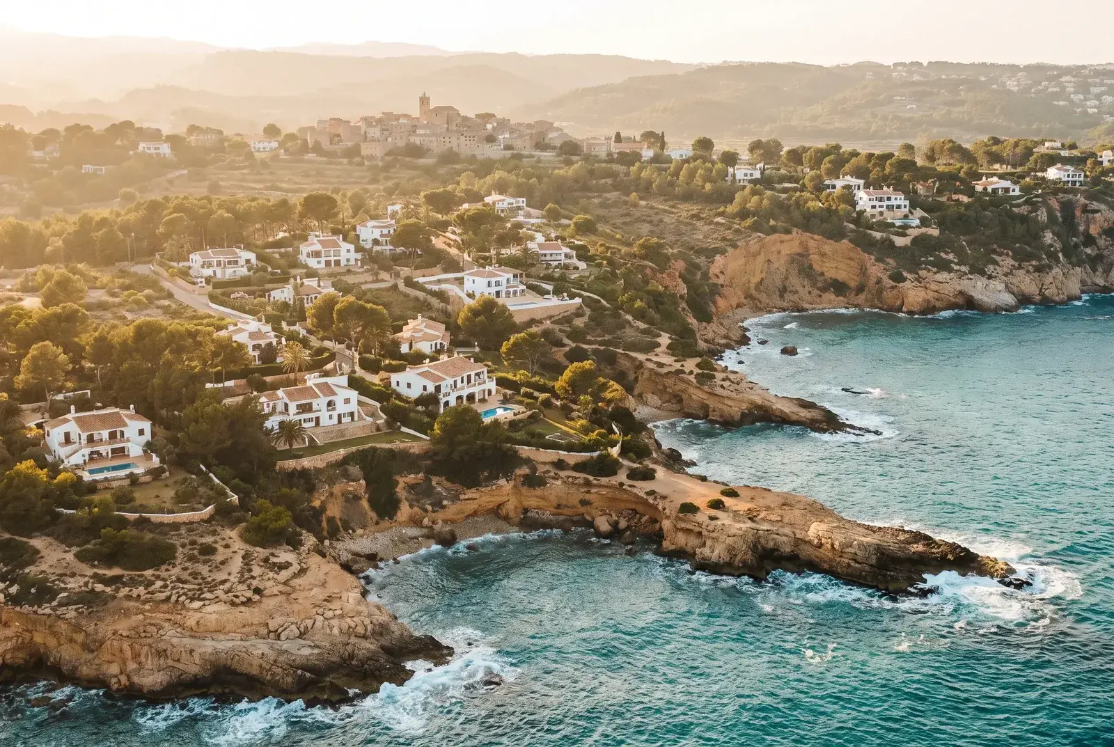 Vue du quartier Benissa — Benissa Costa
