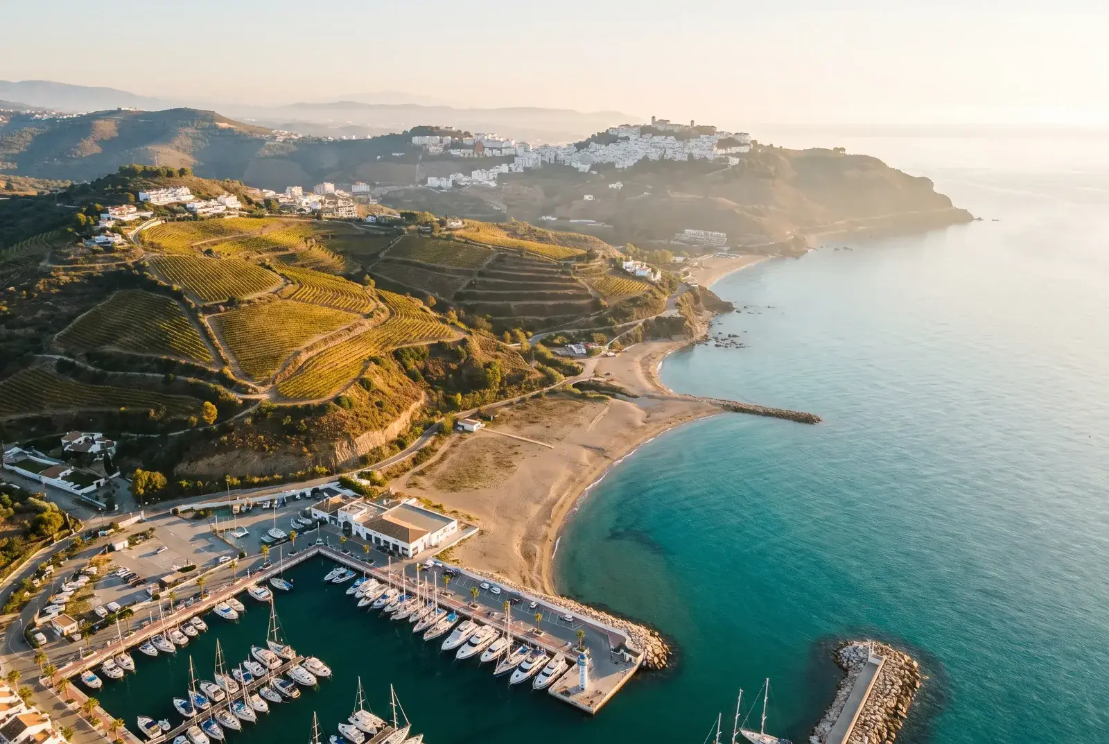 Vue du quartier Casares Costa & Manilva — Finca Cortesín