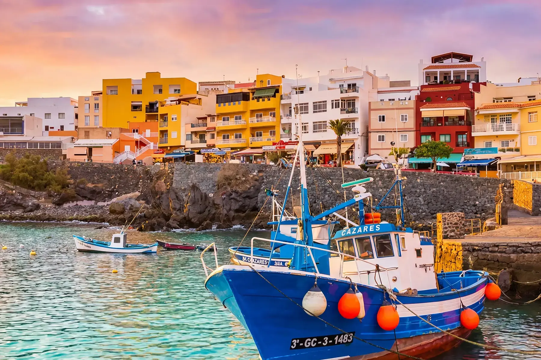 Vue du quartier Golf del Sur à Tenerife
