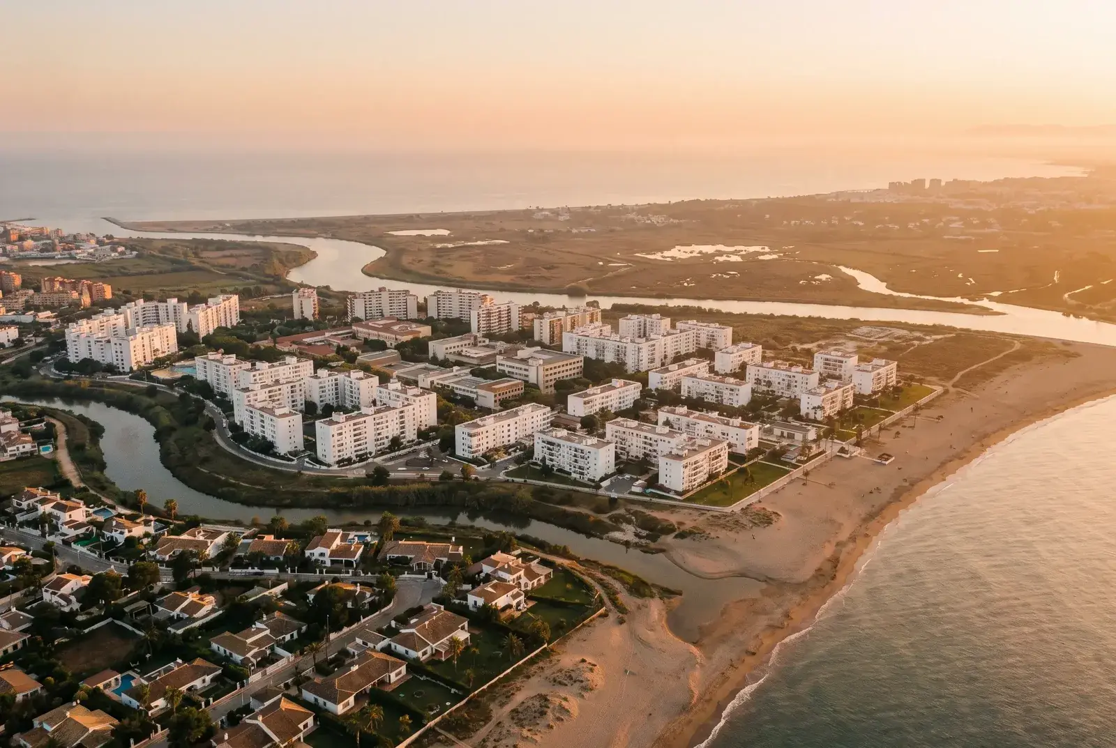 Vue du quartier Málaga Ouest — Teatinos & Guadalmar