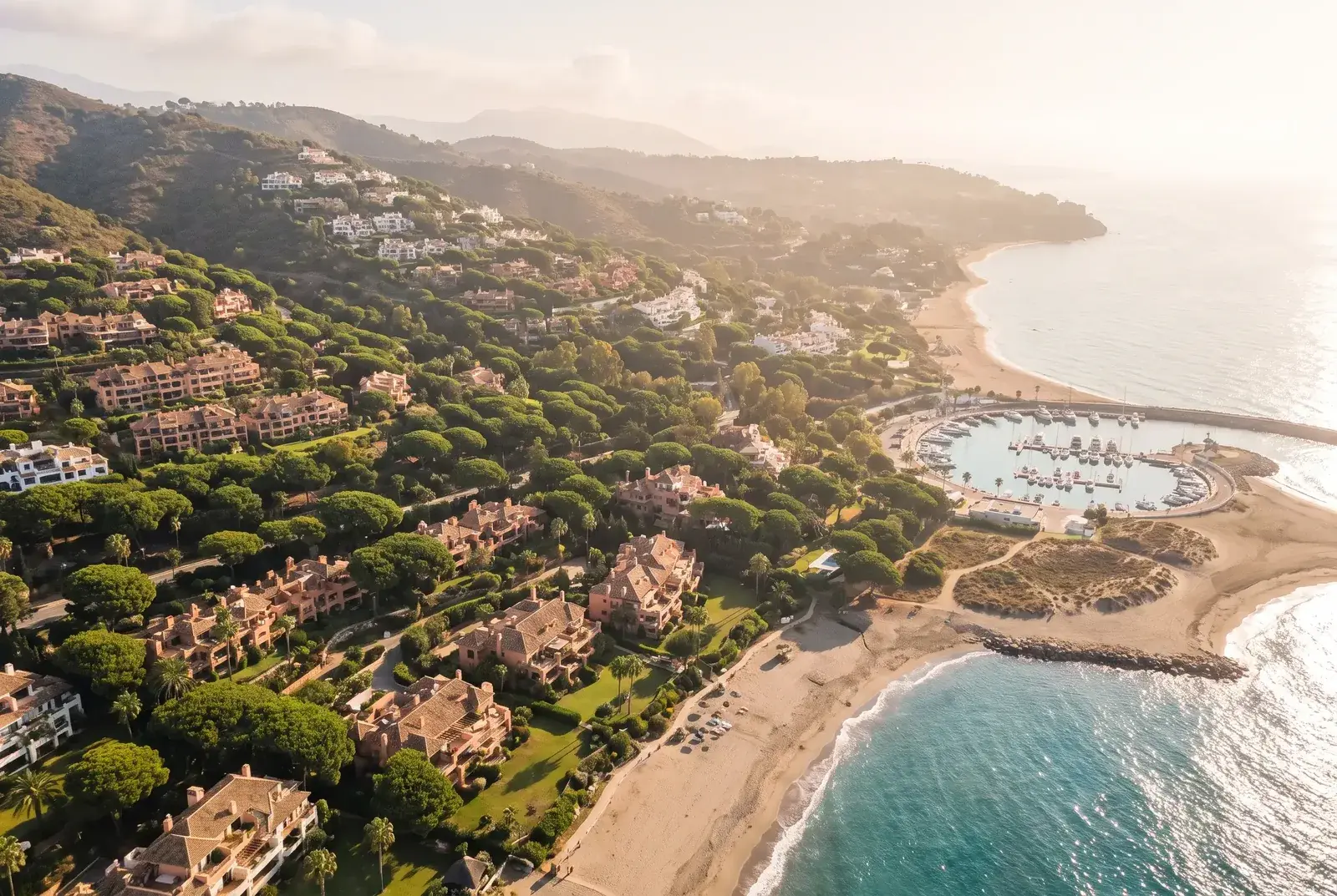 Vue du quartier Marbella Est — Los Monteros & Elviria