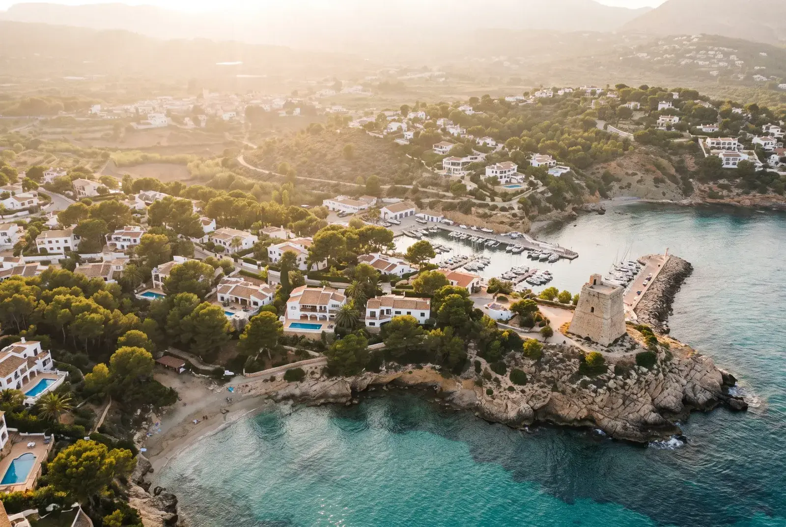 Vue du quartier Moraira — Teulada