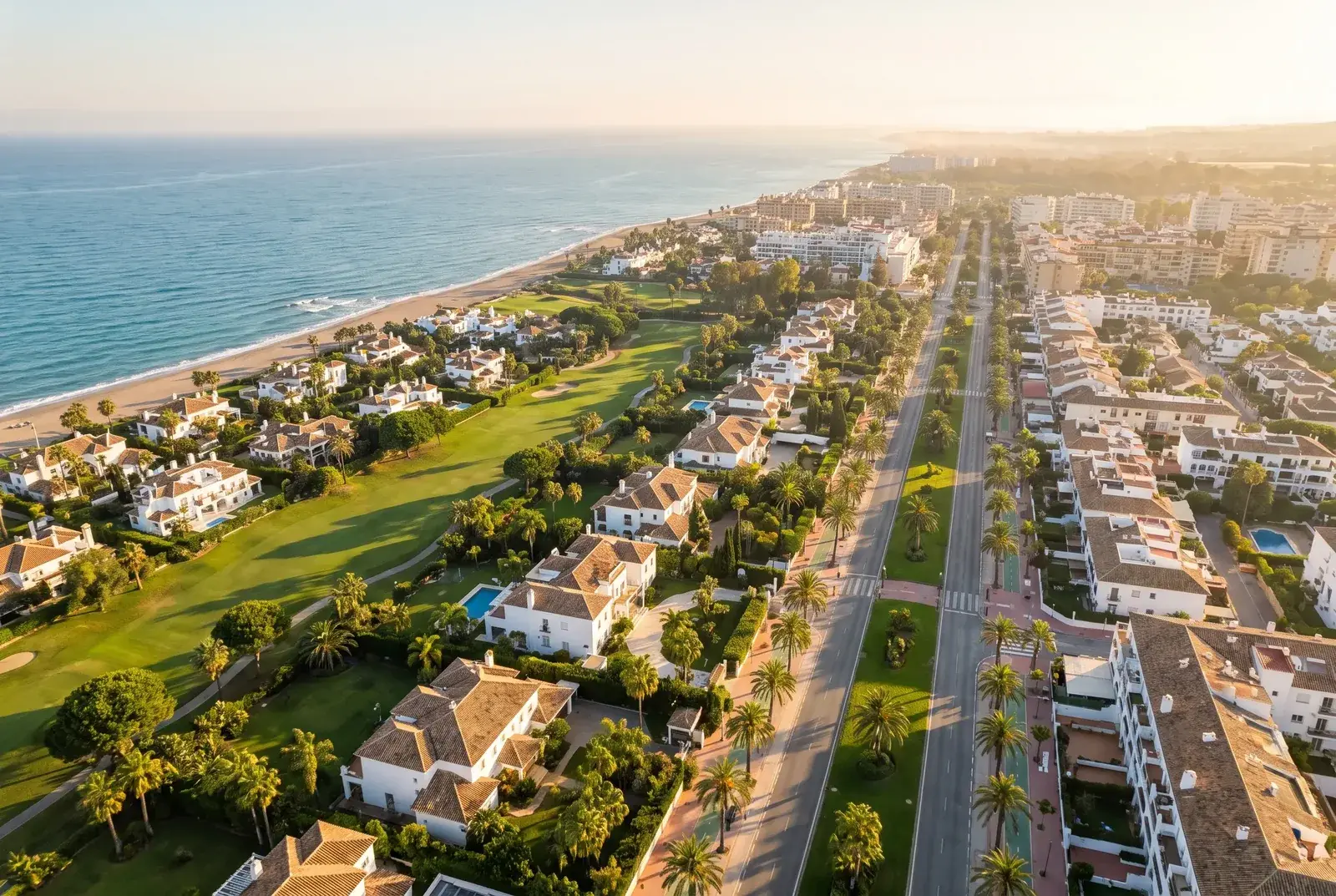 Vue du quartier San Pedro de Alcántara & Guadalmina