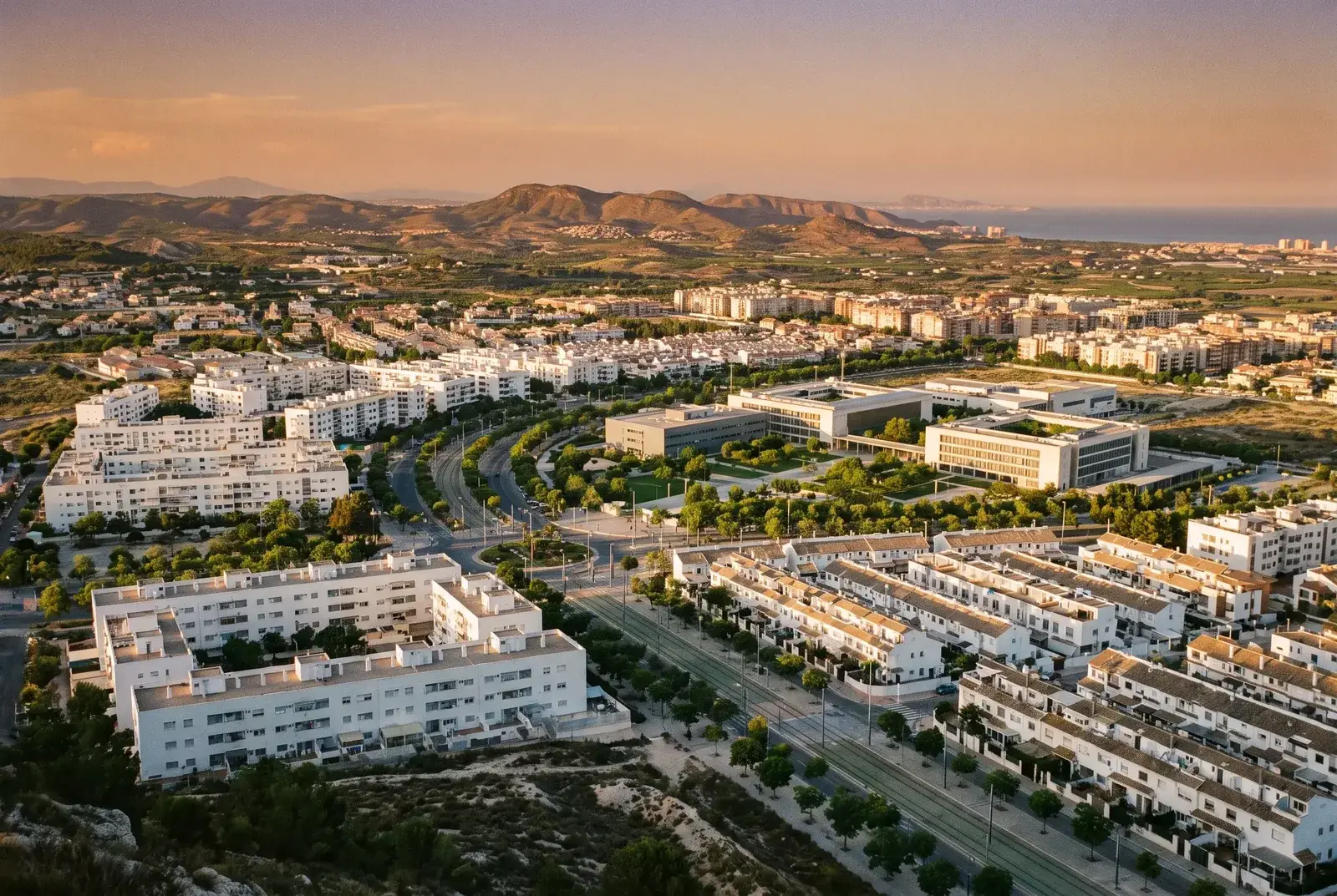 Vue du quartier San Vicente del Raspeig — Mutxamel