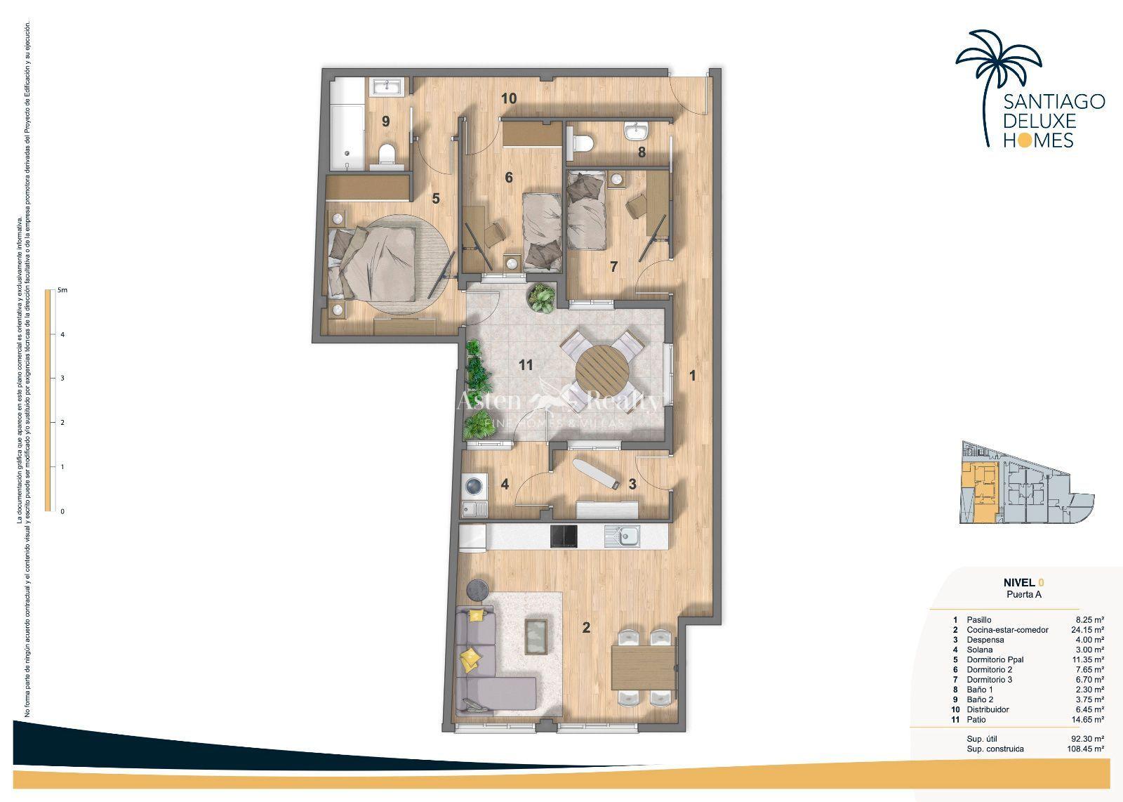Apartamento de 3 dormitorios — Puerto de Santiago — foto 2