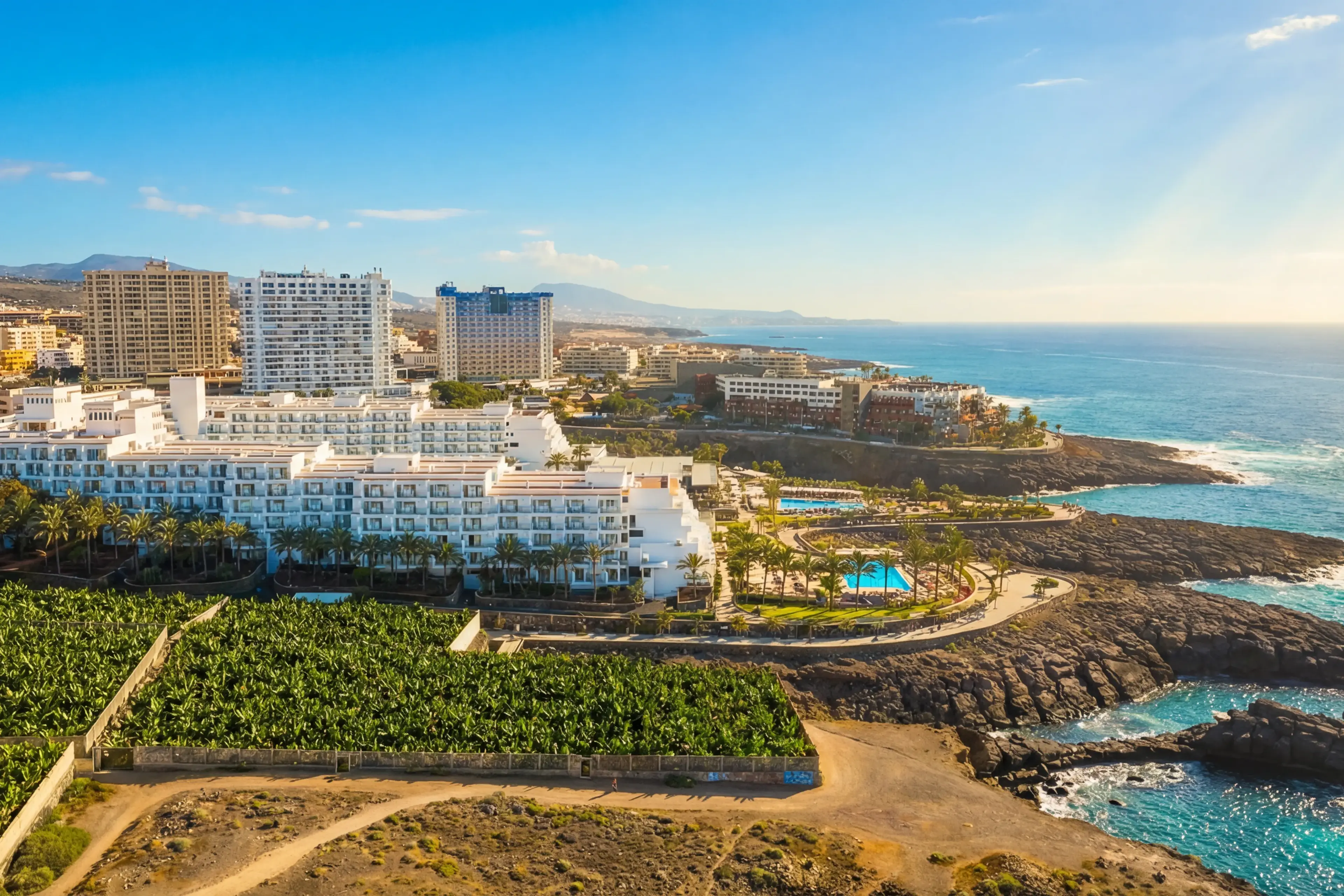 Résidences de prestige de Playa Paraíso ouvertes sur l’Atlantique